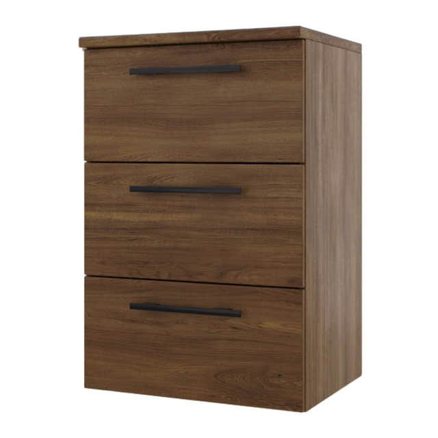 Linn Bad Ingrid Sideskap med skuffer Mørk eik / 60cm Linn Bad Sideskap bad LB-115806