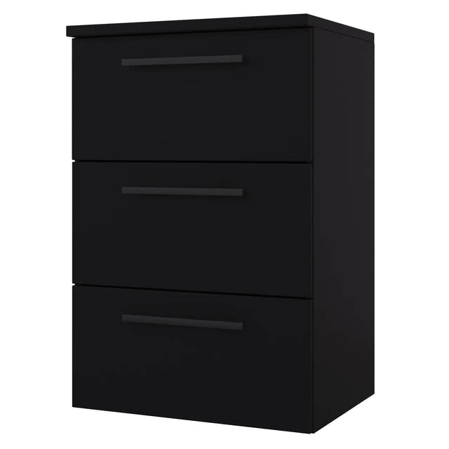 Linn Bad Ingrid Sideskap med skuffer Svart matt / 60cm Linn Bad Sideskap bad LB-115706