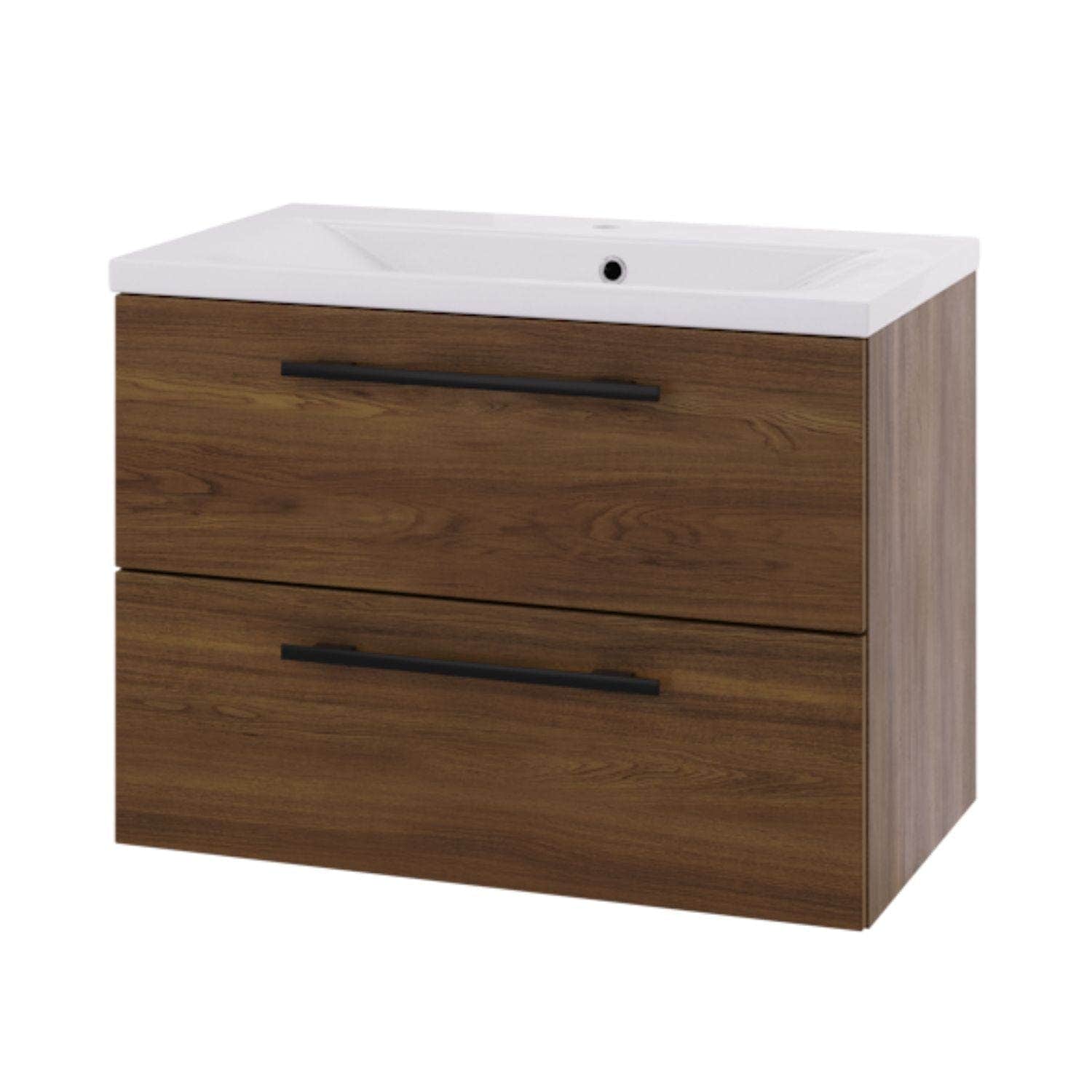 Linn Bad Ingrid Smal D36,5cm Servantskap Mørk eik / 80cm Linn Bad Servantskap LB-117808
