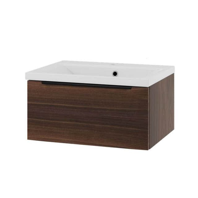 Linn Bad Mari D45 Servantskap med 1 skuff Valnøtt / 60cm Linn Bad Servantskap LB-1208061S