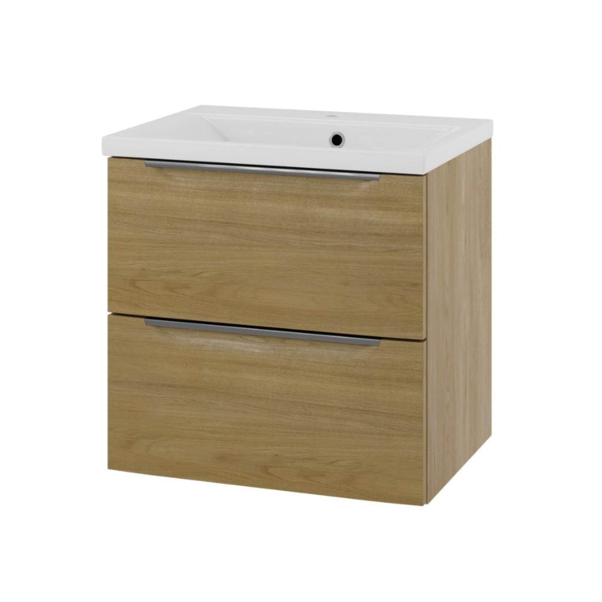 Linn Bad Mari D45cm Servantskap Eikefolie / 60cm Linn Bad Servantskap LB-120506