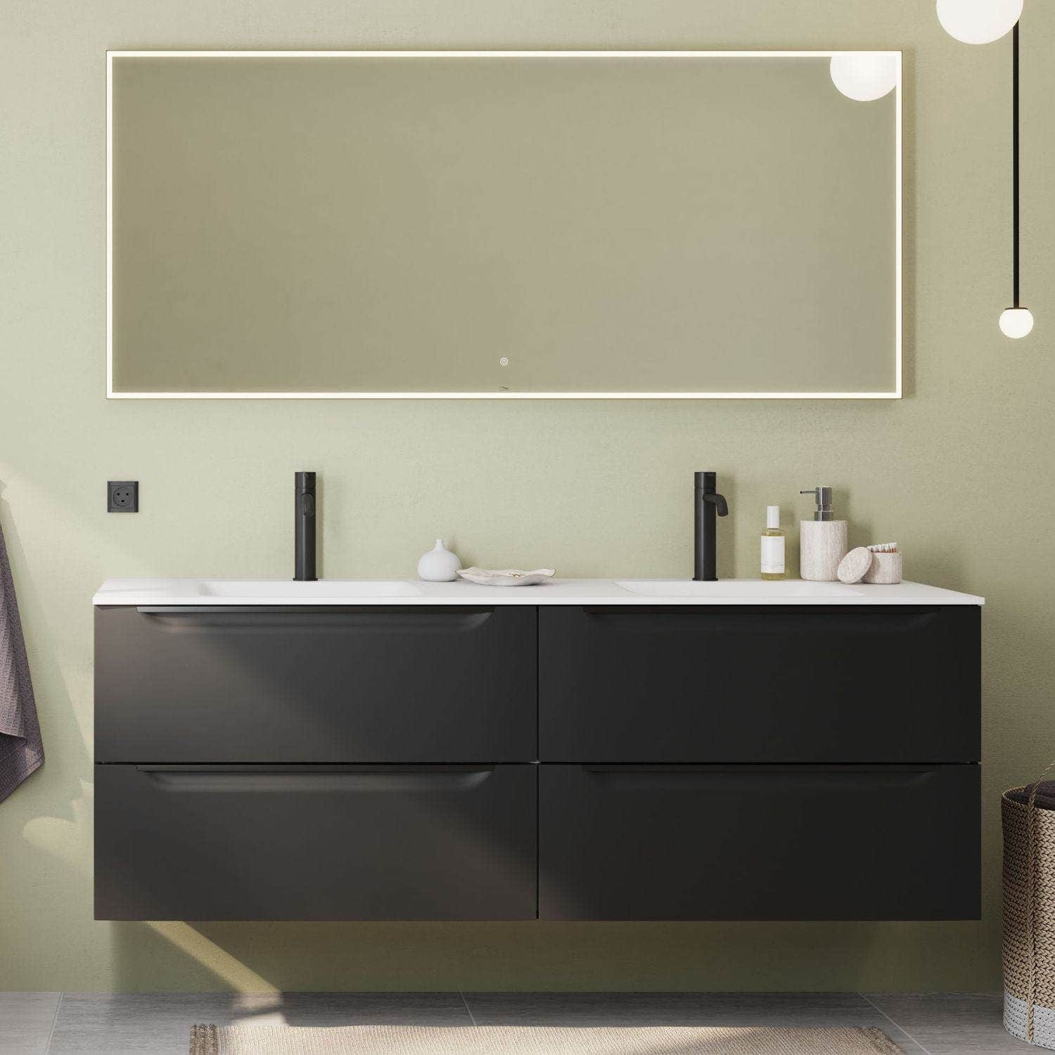 Linn Bad Mari D45cm Servantskap Linn Bad Servantskap
