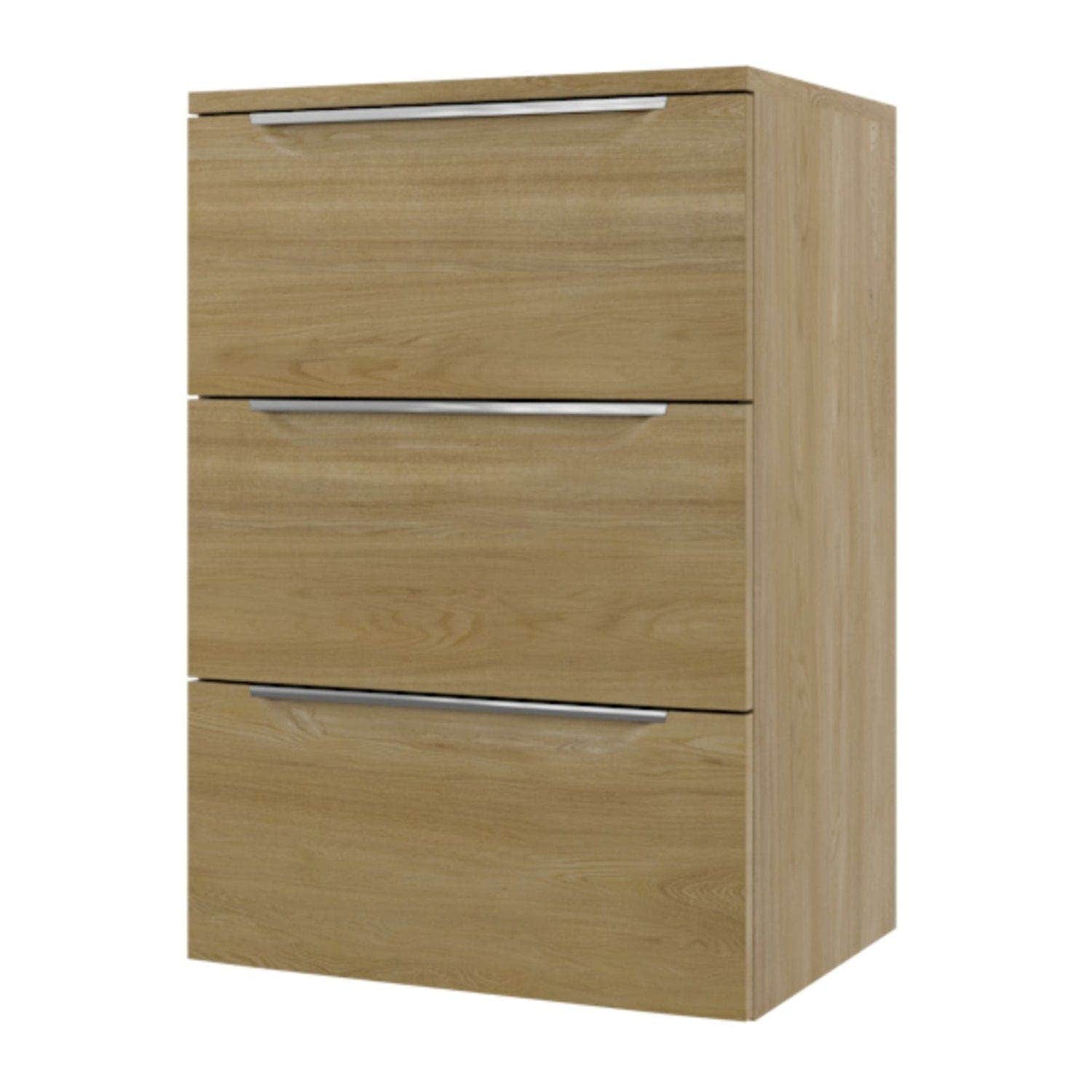 Linn Bad Mari Høyskap med skuffer Eik / 60cm Linn Bad Sideskap bad LB-125506