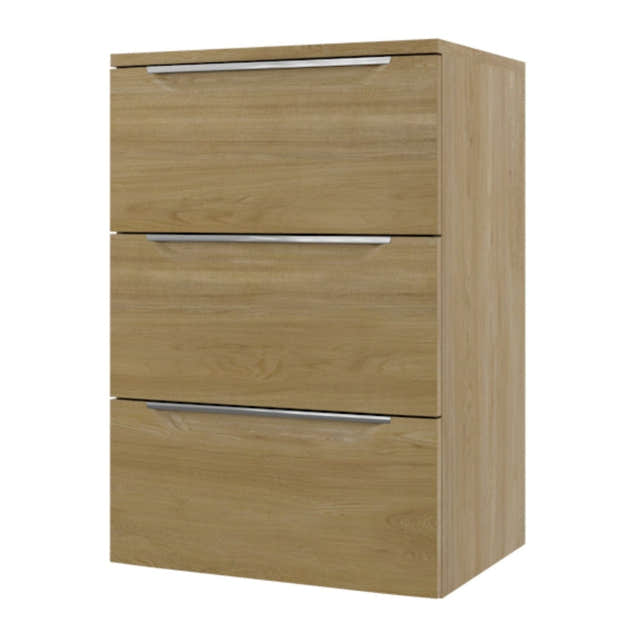 Linn Bad Mari Høyskap med skuffer Eik / 60cm Linn Bad Sideskap bad LB-125506