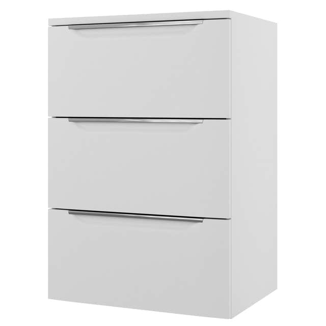 Linn Bad Mari Høyskap med skuffer Hvit matt / 60cm Linn Bad Sideskap bad LB-400716