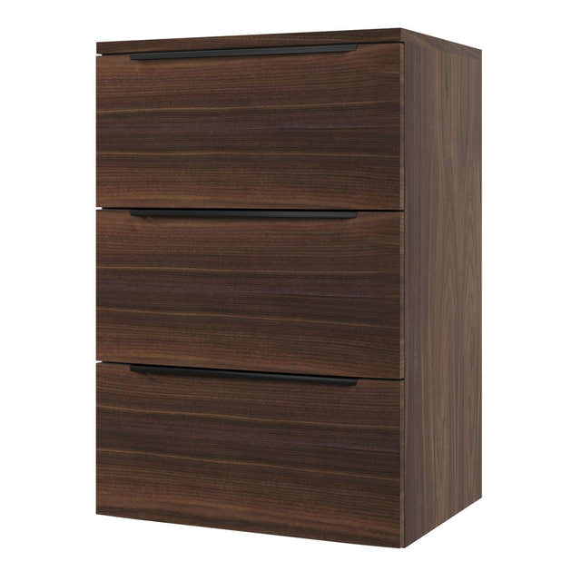 Linn Bad Mari Høyskap med skuffer Valnøtt / 60cm Linn Bad Sideskap bad LB-125806