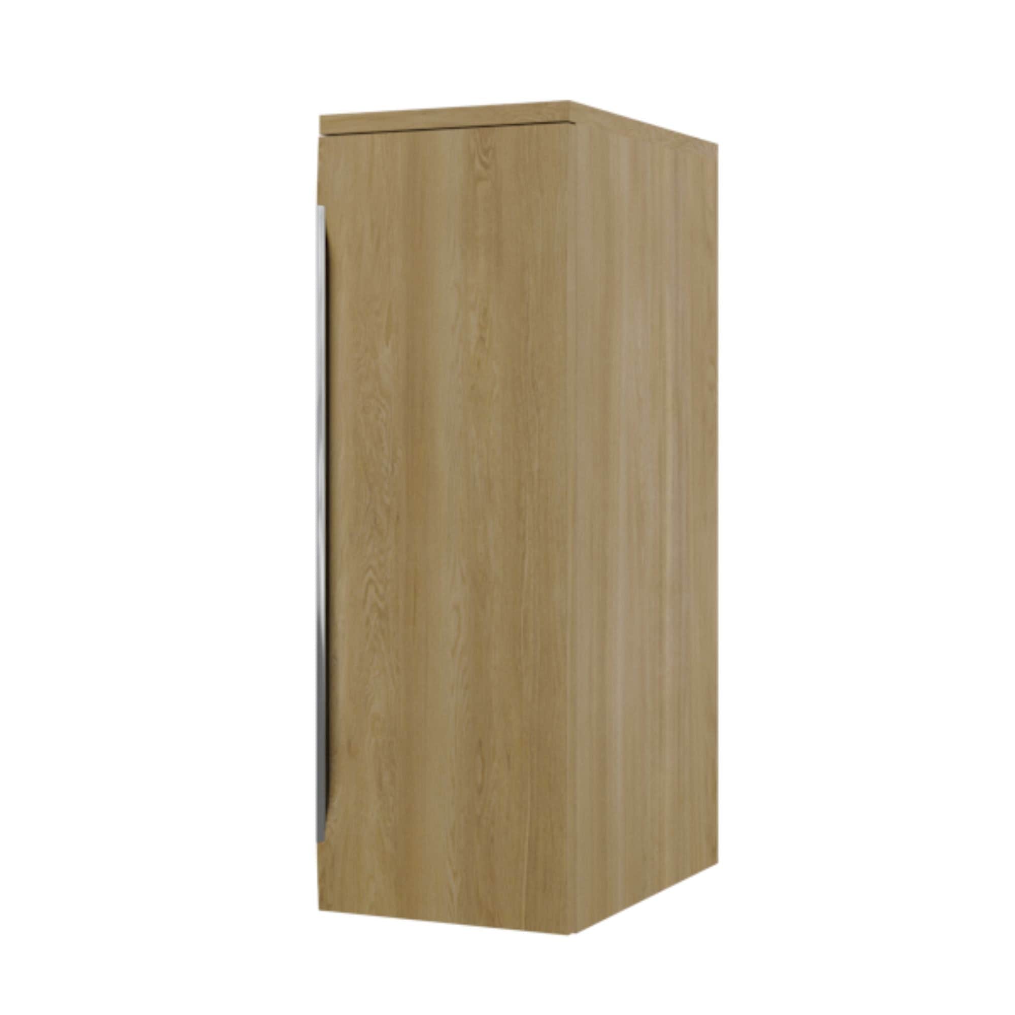 Linn Bad Mari Smal Sideskap med dør Eik / 30cm Linn Bad Sideskap bad LB-128503