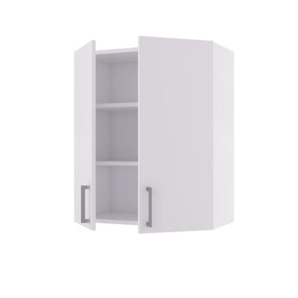 Linn Bad Overskap 2 dører for vaskerom Hvit matt / 60cm Linn Bad Veggskap vaskerom LB-711206
