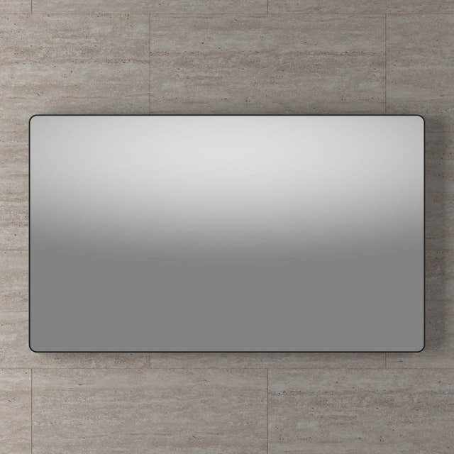 Linn Bad Øyri Speil Svart matt / 60x100cm Linn Bad Baderomsspeil LB-210606