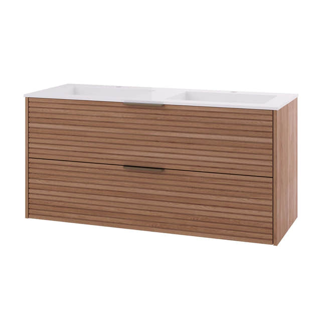 Linn Bad Silje Servantskap Eik / 120cm / Dobbel Linn Bad Servantskap LB-170512D