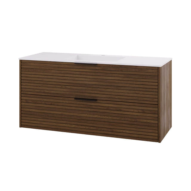 Linn Bad Silje Servantskap Mørk eik / 120cm / Senter Linn Bad Servantskap LB-170812