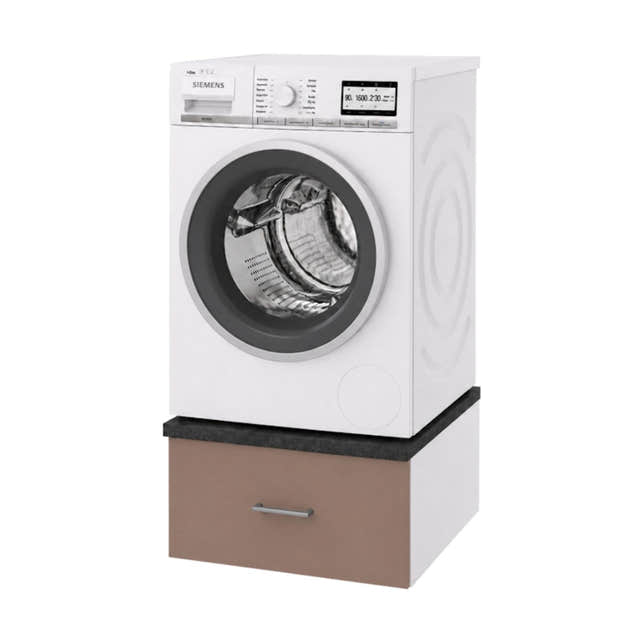 Linn Bad Skuff under Vaskemaskin B60cm Lun beige / 60cm Linn Bad Benkeskap vaskerom LB-795506