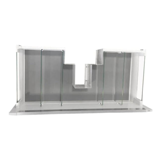 Linn Bad Skuffeinndeling Glass Nedre skuff grunn Linn Bad Tilbehør møbler LB-97544