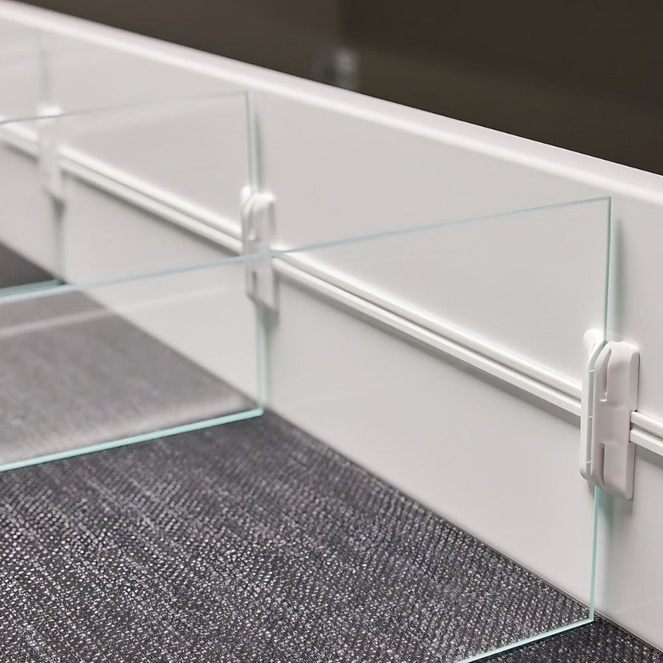 Linn Bad Skuffeinndeling Glass Nedre skuff standard Linn Bad Tilbehør møbler LB-97545