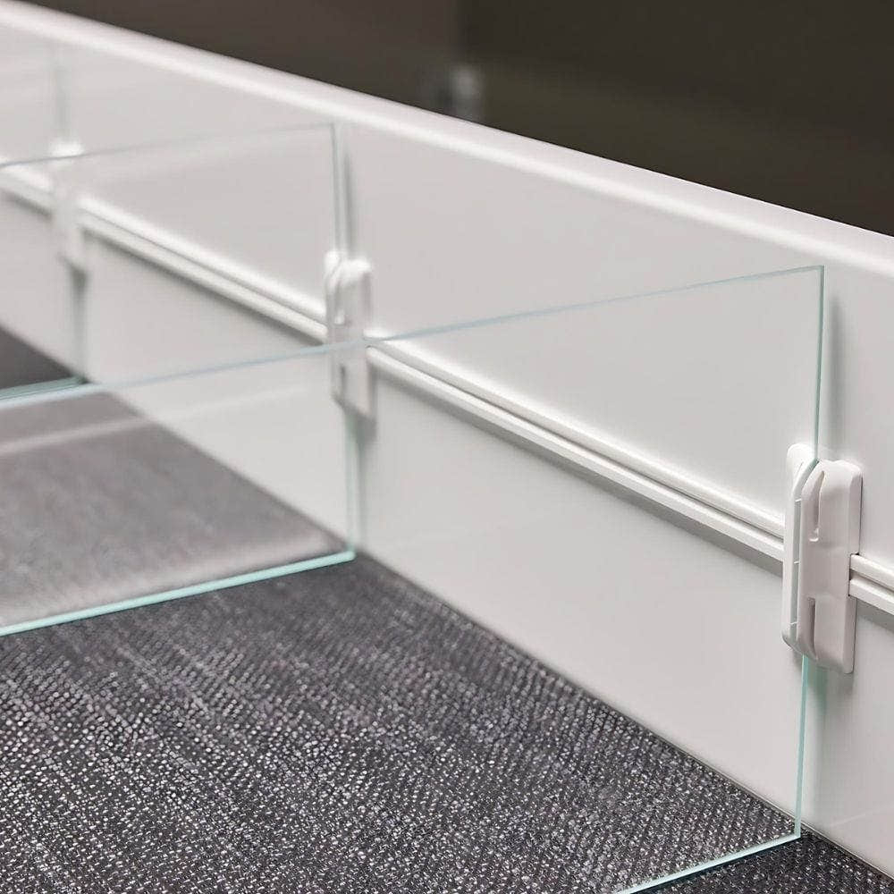 Linn Bad Skuffeinndeling Glass Nedre skuff standard Linn Bad Tilbehør møbler LB-97545