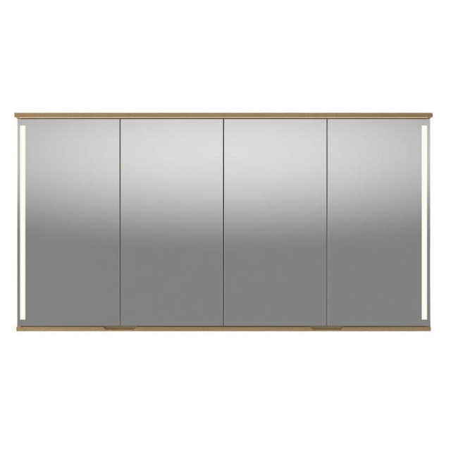 Linn Bad Sogn Speilskap med integrert belysning og stikk Eik / 160cm Linn Bad Speilskap LB-20816B