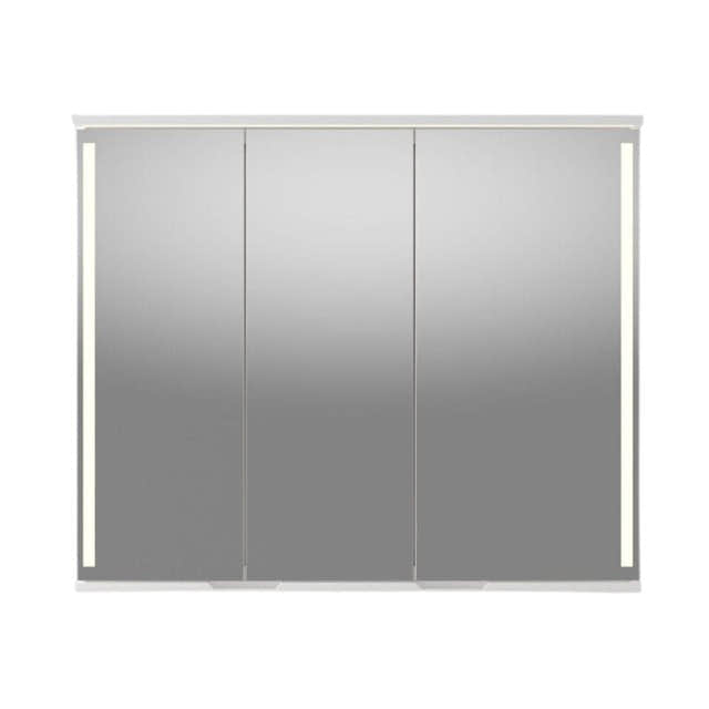 Linn Bad Sogn Speilskap med integrert belysning og stikk Hvit matt / 100cm Linn Bad Speilskap LB-20110B