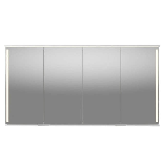Linn Bad Sogn Speilskap med integrert belysning og stikk Hvit matt / 160cm Linn Bad Speilskap LB-20116B