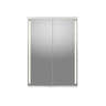 Linn Bad Sogn Speilskap med integrert belysning og stikk Hvit matt / 60cm Linn Bad Speilskap LB-20106B
