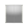 Linn Bad Sogn Speilskap med integrert belysning og stikk Hvit matt / 80cm Linn Bad Speilskap LB-20108B