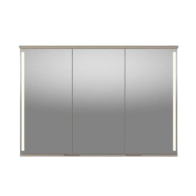 Linn Bad Sogn Speilskap med integrert belysning og stikk Lys eik / 120cm Linn Bad Speilskap LB-20312B