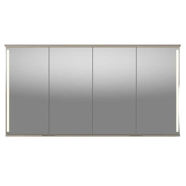 Linn Bad Sogn Speilskap med integrert belysning og stikk Lys eik / 160cm Linn Bad Speilskap LB-20316B