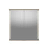Linn Bad Sogn Speilskap med integrert belysning og stikk Lys eik / 80cm Linn Bad Speilskap LB-20308B