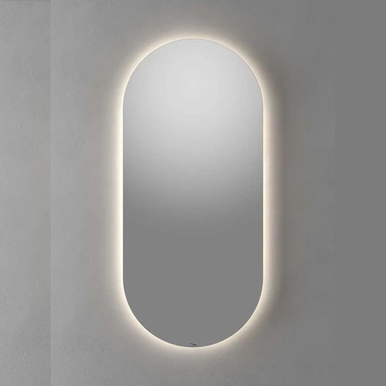 Linn Bad TISTEL ovalt speil med lys (backlight)