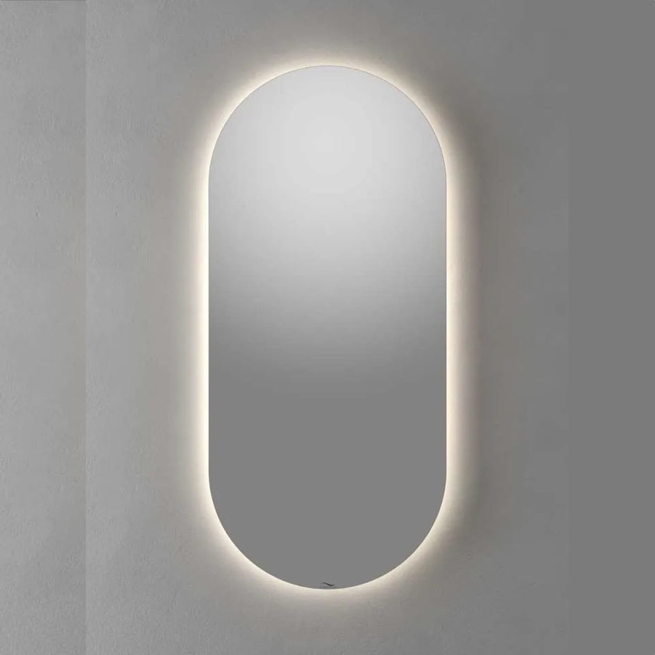 Linn Bad TISTEL ovalt speil med lys (backlight) 50cm Linn Bad Baderomsspeil LB-25005