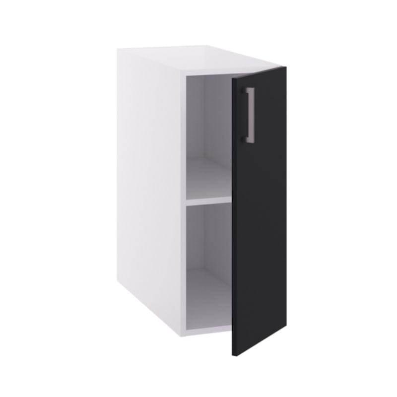 Linn Bad Underskap 1 dør for vaskerom Svart matt / 30cm Linn Bad Benkeskap vaskerom LB-740103R