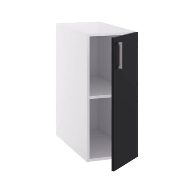 Linn Bad Underskap 1 dør for vaskerom Svart matt / 30cm Linn Bad Benkeskap vaskerom LB-740103R