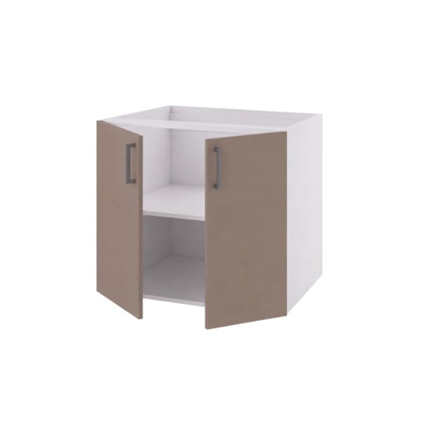 Linn Bad Underskap 2 dører for vaskerom Lun beige / 80cm Linn Bad Benkeskap vaskerom LB-790208