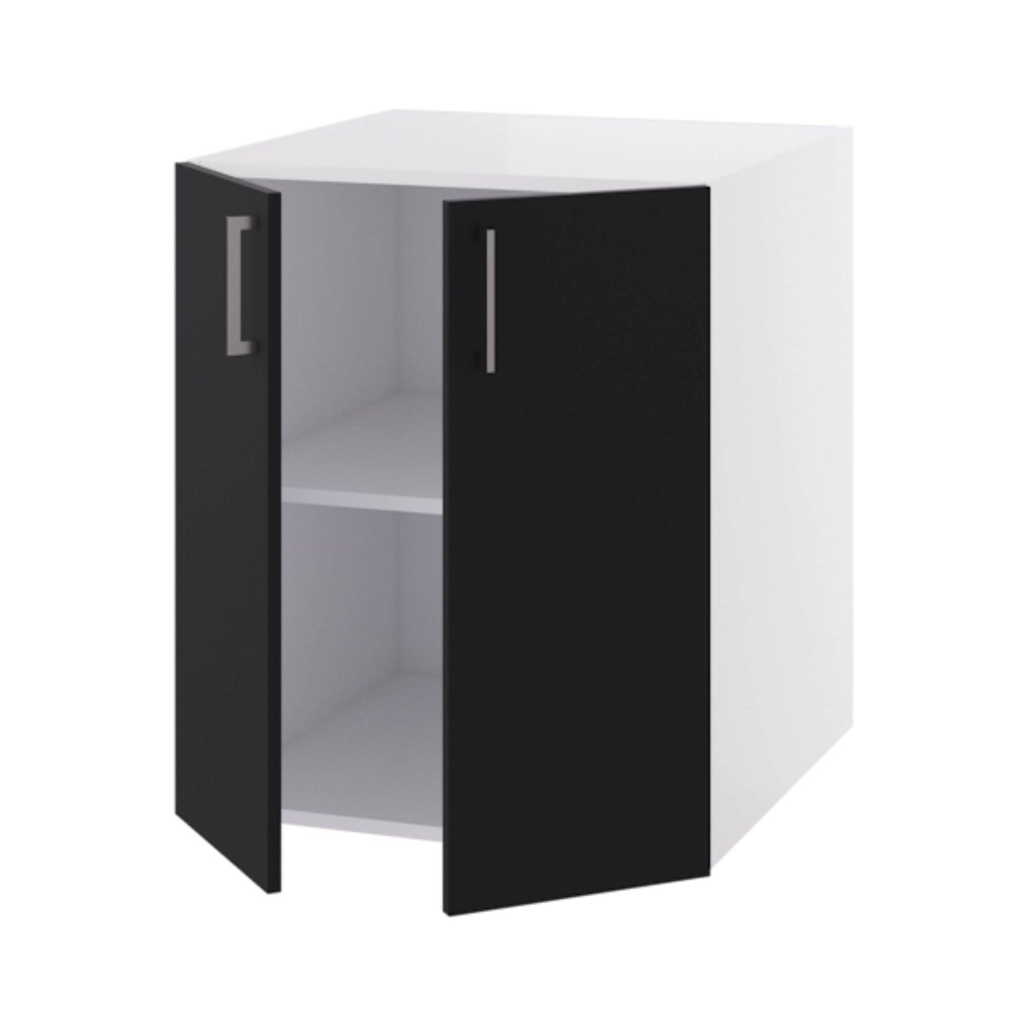 Linn Bad Underskap 2 dører for vaskerom Svart matt / 60cm Linn Bad Benkeskap vaskerom LB-740206R