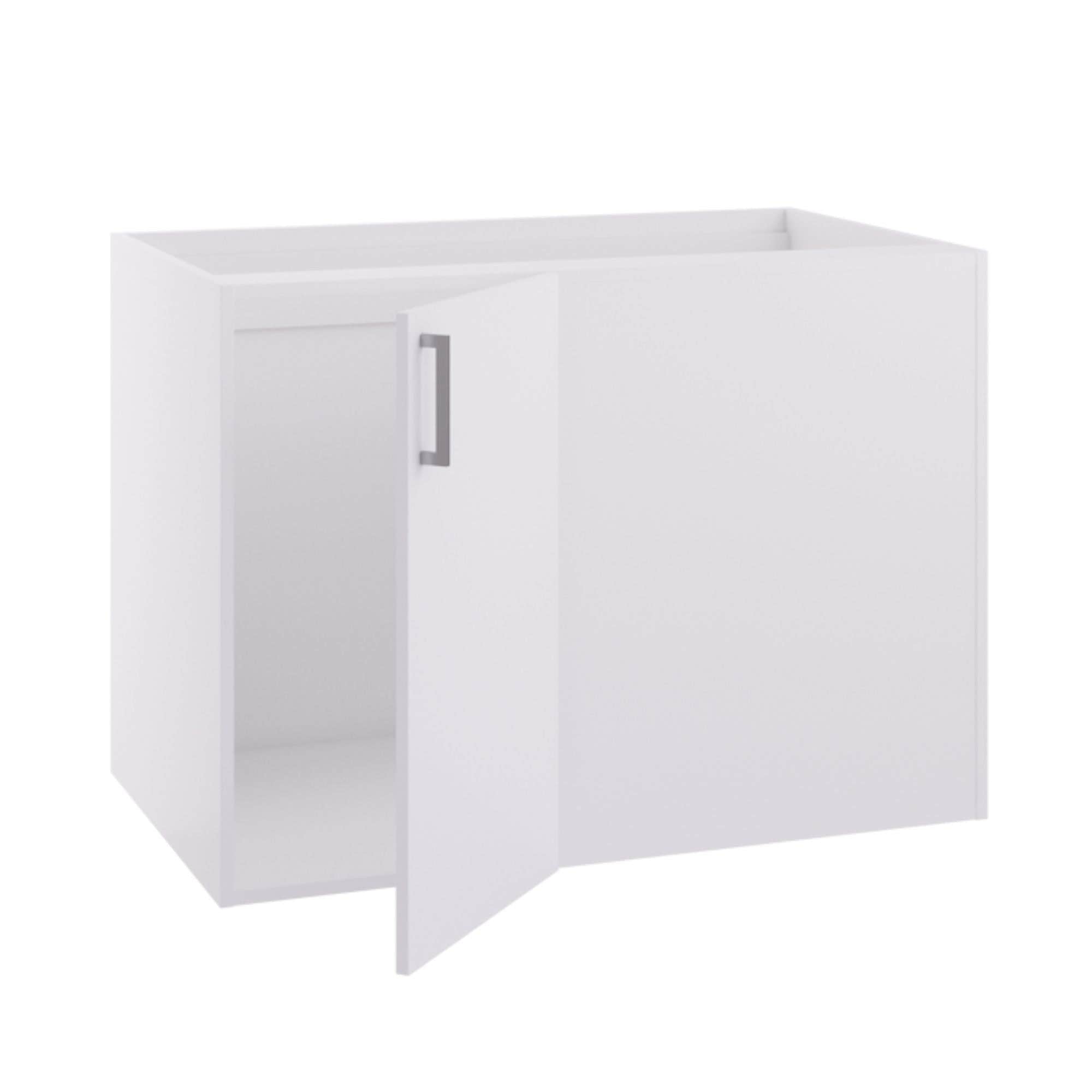Linn Bad Underskap Hjørne for vaskerom Hvit matt / Høyre Linn Bad Benkeskap vaskerom LB-7008516H