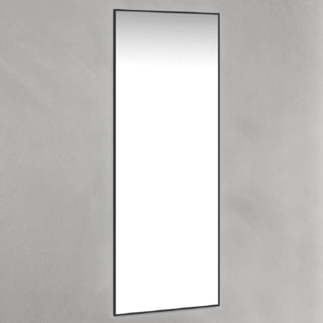 Macro Design Avlange Speil Rammespeil Svart / 45cm / uten ambilight Macro Design Baderomsspeil GRO-IP45120SR