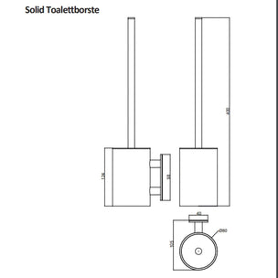 Macro Design CHIC Toalettbørste Gulvstående
