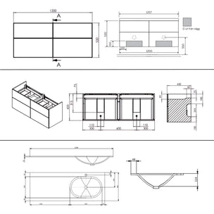 Macro Design CROWN Line Servantskap Høyre
