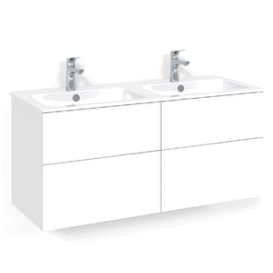 Macro Design CROWN Servantskap skuff med LIGHT 14 servant 120cm dobbel