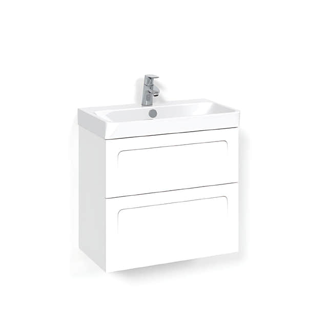 Macro Design Crown servantskap 450x350mm servant 60x35cm / Hvit / Shape Macro Design Servantskap BUN-FSK6035VSL