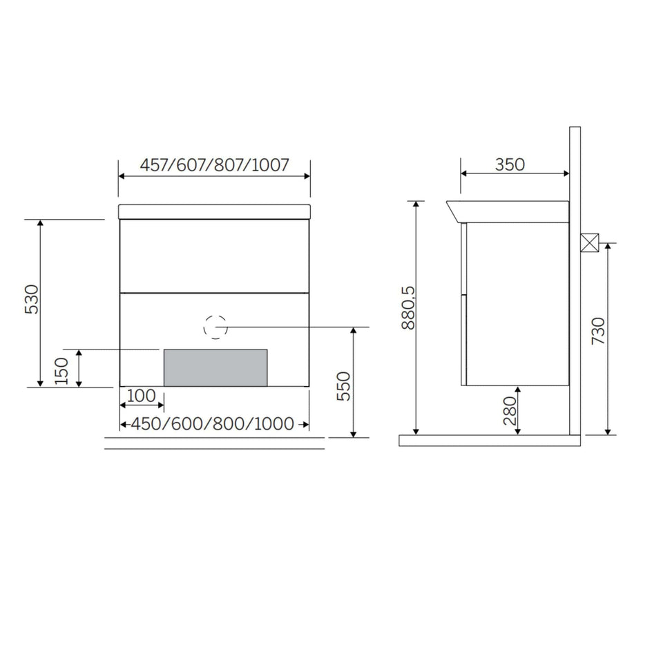 Macro Design Crown servantskap 450x350mm servant Macro Design Servantskap