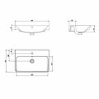 Macro Design CROWN Slim servantskap 2 Skuff