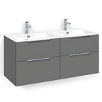 Macro Design CROWN Servantskap skuff med LIGHT 14 servant 120cm dobbel