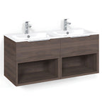 Macro Design CROWN Servantskap skuff med LIGHT 14 servant 120cm dobbel