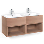 Macro Design CROWN Servantskap skuff med LIGHT 14 servant 120cm dobbel