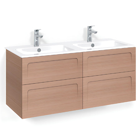 Macro Design CROWN Servantskap skuff med LIGHT 14 servant 120cm dobbel