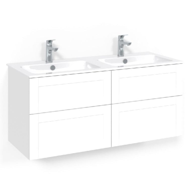 Macro Design CROWN Servantskap skuff med LIGHT 14 servant 120cm dobbel