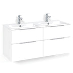 Macro Design CROWN Servantskap skuff med LIGHT 14 servant 120cm dobbel