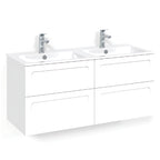 Macro Design CROWN Servantskap skuff med LIGHT 14 servant 120cm dobbel