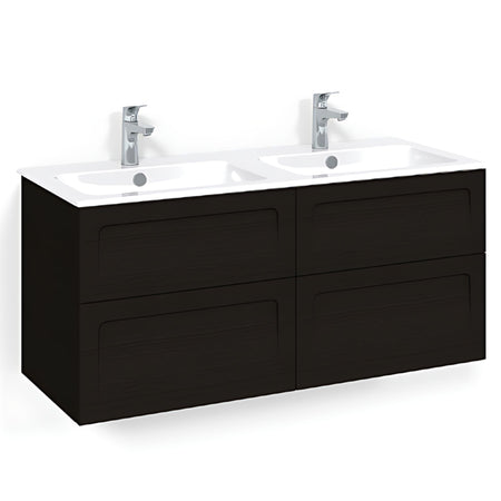 Macro Design CROWN Servantskap skuff med LIGHT 14 servant 120cm dobbel