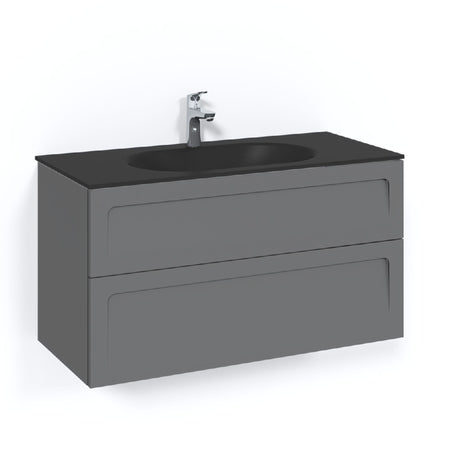 Macro Design CROWN Shape Servantskap 2-skuff med Glasservant